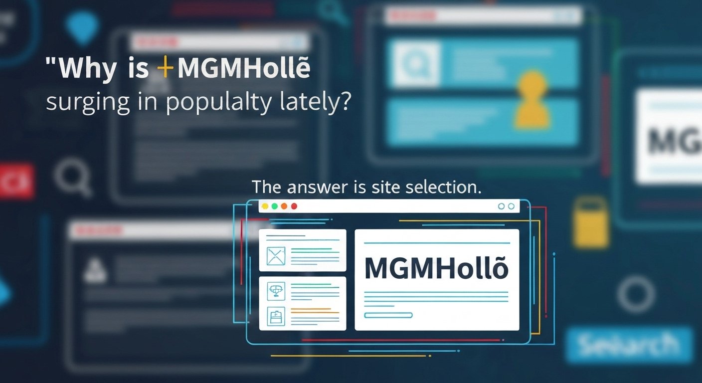 왜 요즘 MGM홀짝이 다시 떡상할까? 답은 바로 사이트 선택에 있었다